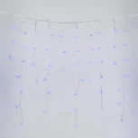 Бахрома светодиодная с эффектом мерцания. 2м. Соединяемая. 100 светодиодов, синий свет. ULD-B2007-100/TTK BLUE IP44