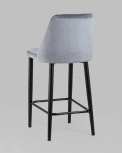 Стул полубарный Stool Group Диего велюр серый УТ000025314