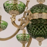 Подвесная люстра Bohemia Verona 72009P/6/175 GW P Clear-Green/H-1J Y8 FL2S