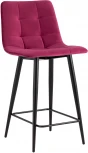 Стул полубарный Stool Group Джанго велюр винный высота сиденья 60 см УТ000036034
