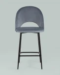 Стул полубарный Stool Group Меган велюр серый УТ000025283