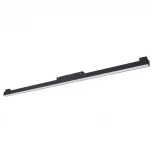 Трековый светильник светодиодный для низковольтного шинопровода Novotech Flum 359621 черный с переключ. цв. темпер. IP20 LED 3000К\4000К\6000К 30W 48V