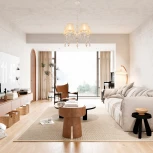 Подвесная люстра Arte Milano AM347620 347620/5 WT+G (220V, подвески, на цепи)