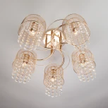 Потолочная люстра Eurosvet Bonnie 30137/5 золото (220V)