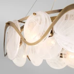 Подвесная люстра Wi-Fi Bogate's Galicia 354/8 Smart (322/8) (220V, управление смартфоном, голосовое управление, умный дом - Minimir Home, Алиса, Маруся, Салют, на тросе, круглые)