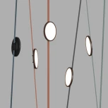 Трековый светильник 48V Denkirs Belty Flow DK5566-BK (LED, круглые)