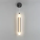 Бра Lumion Trendy 6556/15WL черный/дымчатый/металл/акрил, стекло LED 15W 4000К 220V