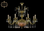 Подвесная люстра с хрустальными подвесками Art Classic 31.29 31.29.8.CK250SP.250GL.G.Sp.Amber.White.1E