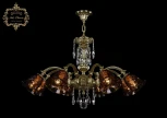 Подвесная люстра Art Classic 31.31 31.31.8.NV215IV.150SP.G.Sp.Amber.1B