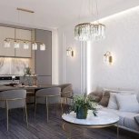 Бра Odeon Light Vassa 4987/1W (220V, хрусталь)