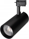 Трековый светильник светодиодный LGD-GERA-2TR-R90-30W Day4000 (BK, 24 deg, 230V) (Arlight, IP20 Металл) 025949(1)
