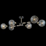Потолочная люстра на штанге ILLUMICO IL0253-6CSQ-79 BK AB (220V)