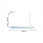 Подвесной линейный светодиодный светильник Favourite Officium 2072-48P