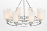 Подвесная люстра Lumina Deco Marietta LDP 8025-8 CHR+WT