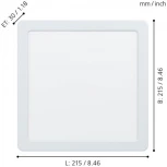 Встраиваемый точечный светильник Eglo Fueva 5 99181 (LED, 220V)