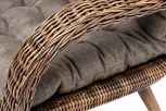 "Толедо" кресло плетеное с подушками, цвет коричневый 4SIS арт.УТ-00003067