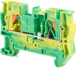 Зажим пружинный 2-х проводной проходной Stekker 49258