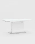 Стол обеденный Stool Group Глазго раскладной 160-215*90 глянцевый белый УТ000003499