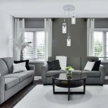 Подвесной светильник Escada Avolto 10191/3 Chrome 3x40Вт E14, металл/стекло, хром (220V, на проводе, круглые)