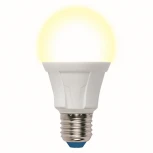 Лампочка светодиодная шар белая E27 16W 3000K Uniel LED-A60 16W/3000K/E27/FR PLP01WH