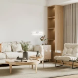 Настенный светодиодный светильник Escada Line 10281/1LED White 10Вт, металл/силикон, белый (220V)