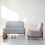 Диван R-Home Gawaii 2-мест. Светло-серый