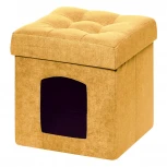 Пуфик Dreambag складной Для Животных Желтый Велюр 13643