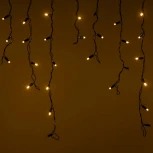 Светодиодная гирлянда ARD-EDGE-CLASSIC-2400x600-BLACK-88LED-FLASH Warm/Warm (230V, 6W) (IP65)