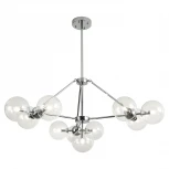 Потолочная люстра на штанге Lussole Hartwell LSP-8392 (220V, шарики, молекулы, IP21)