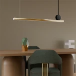 Подвесной линейный светодиодный светильник Lightera Manitoba LE111L-88GB Wi-Fi COPPER (Умный дом, Алиса, Маруся, голосое управление) (220V, на тросе)