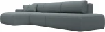 Диван угловой Лига-036 НПБ Модерн Лонг левый угол Лига Диванов (Рогожка) арт.124696L