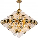 Потолочная люстра на штанге iLamp Rockfeller 100D-18 MBR (220V, шарики)
