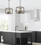 Подвесная люстра Lumina Deco LDP 1140-4 BK+MD (220V)