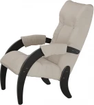 Кресло для отдыха Модель 61 Ткань ультра санд, каркас венге от фабрики Mebelik