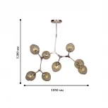 Потолочная люстра Favourite Bolos 1741-8P