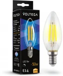 Светодиодная лампа диммируемая 5W 3000K E14 Voltega Candle dim 5W 7200
