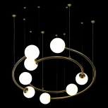 Подвесной светильник Infinite 10155/800 Gold (220V, на тросе, шарики, солнечная система)