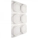 Потолочный светильник Adilux 1039 (регулировка яркости, LED, 220V, пульт управления)