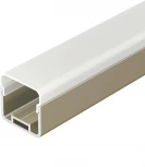 Профиль с экраном LINE-D-3030-2000 SQUARE OLIVE GREY+OPAL (Arlight, Алюминий) 055097