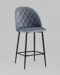 Стул полубарный Stool Group Марсель велюр серый УТ000025273