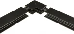Коннектор для накладных магнитных шинопроводов, 35мм. угловой, вертикальный. UBX-MS22/35 BLACK