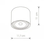 Накладной точечный светильник Nowodvorski Bit 9482 (220V)