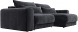 Диван угловой Лига-056 НПБ угол универсальный Лига Диванов (Велюр) арт.129153