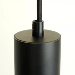 Подвесной светильник Feron ML1868 Barrel ZEN levitation 48447 MR16 35W, 230V, чёрный, золото (на проводе, круглые)