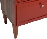 Тумба прикроватная R-Home Norton кармин