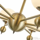 Потолочная люстра на штанге Arte Milano 270307/8 GD (220V, шарики)