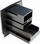 Заглушка торцевая Trinity черный, 1шт (трехфазный) Maytoni Technical TRA005EC-31B