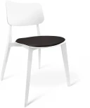 Стул SHT-S110-CN1 с подушкой из кож.зама белый/черный Sheffilton 4907675002