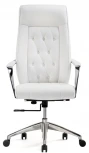 Компьютерное кресло Woodville Sarabi white / satin chrome 15424