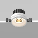 Встраиваемый светильник под гипсокартон Maytoni Round DL058-12W2.7K-TRS-W (LED, 220V, круглые)